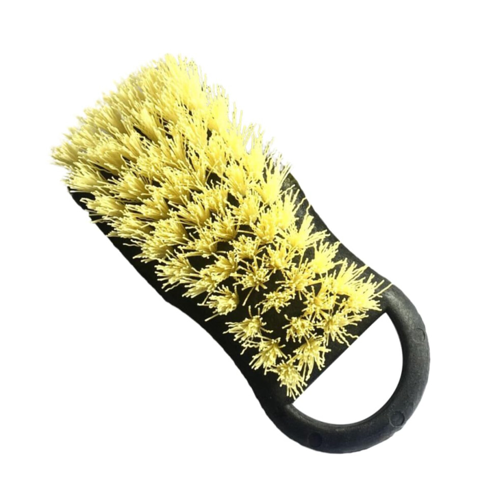 Car Cleaning Brush With Durable Wire Core, Flexible Bristles For Tire And Wheel Deep Dirt Removal 9771547009382