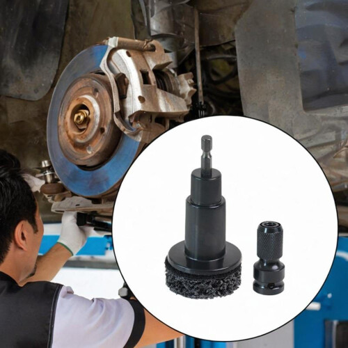 Wheel Hub Cleaning Tool for Drill, Precision Rust Removal Wheel with Compact Stud and Ergonomic Grip 1