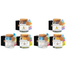6PCS the Hope Jar Bible Verses Bible Verses in A Jar Glass Prayer Jar Prayer Jar Bible Jar Bible Verses for Emotions