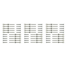 30x Threaded Sistema di Fissaggio del Parapetto un Colonna nel Acciaio Inox per Scale un Gradini nel Acciaio Inossidabile T316