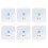 6X Infrared Installation Contactless Infrared Door Lock No Touch Sensor Exit Button IR Door Release DoorbellSwitch B 1