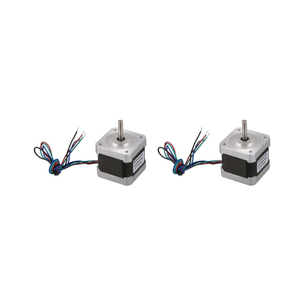 2X Nema 17 42 Hybrid Stepper Motor 0.9 Degree 40Mm 1.68A 2 Phase Stepper Motor For Cnc Router 4711127647707