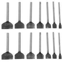 14X Arc-Shaped Cutter Punch,Leather Tools for Crafting Strap Belt, Wallet and Bag with 7 Sizes (10mm-40mm)