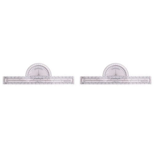 2X Aviation Navigation Plotter, Premier Fixed Plotter with WACCharts, Flight Planning Routes Tools for Pilots