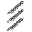 3X Collar Cadena del Sueter Larga de Perla Falsa de Moda - Negro 1
