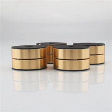 8PCS HiFi Speaker Isolation Feet Cushion Pads Stand Feet 40X23mm Aluminum Vibration Dampener Gold