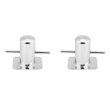 2X Stainless Steel Boat Samson Post Bollard Mooring Bit for Marine Yacht with Heavy Duty Base