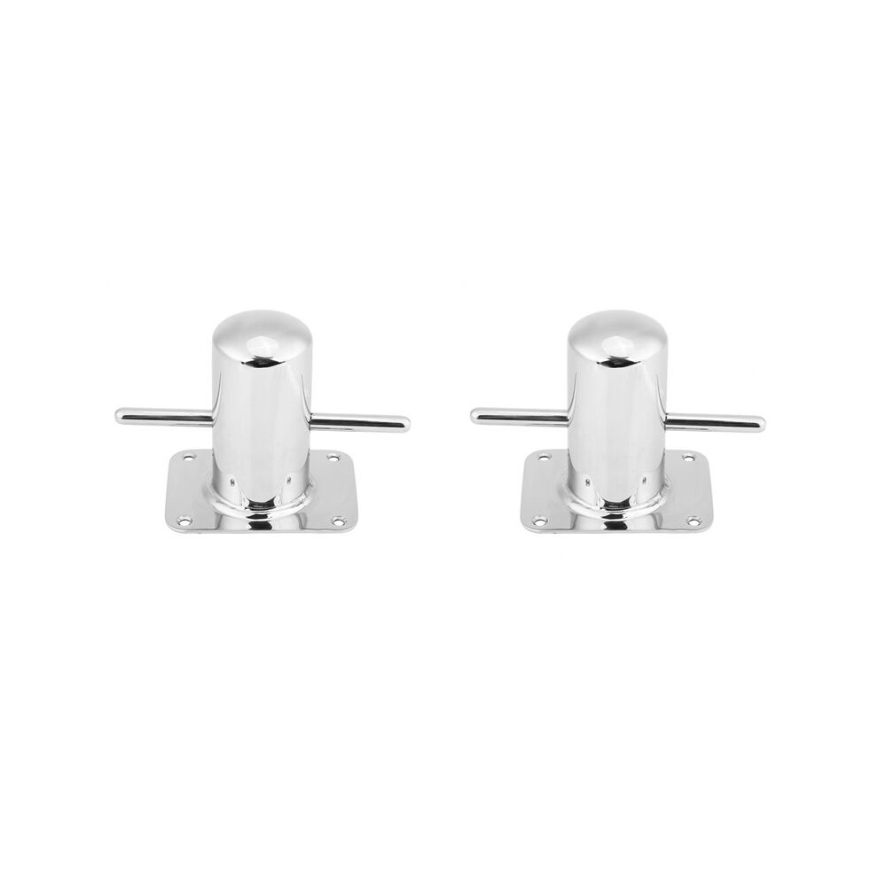 2X Stainless Steel Boat Samson Post Bollard Mooring Bit For Marine Yacht With Heavy Duty Base 6034215218329