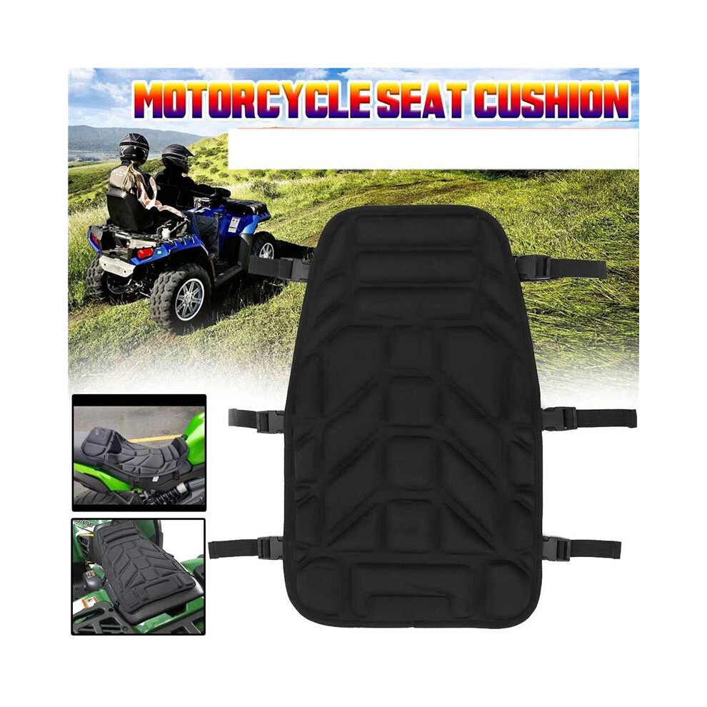 2X New Motorcycle Cushion Cover Pad Universal Street Bike Atv Off-Road Saddle Pad For 4711707643167