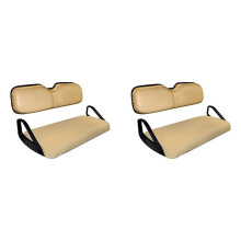 2Set Cart Tan Front Bottom Cover & Backrest for EZGO TXT 1994-2014 71602-G04, 71753-G04
