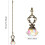 8 Pieces Artificial Crystal Ceiling Fan Pull Chains Pull Chain Extension with Connector for Light Ceiling Fan Desk Lamp 10