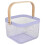 2X Metal Mesh Basket, Multi-Functional Hanging Kitchen Baskets Fruit Basket with Handle 3
