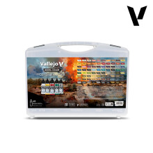 VAL70254 - AV Vallejo Model Color Set - Combination Case (80 Colors)