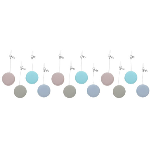 12Pièces Nettoyeur Macaron Multi-Usage PP Silicone Pour Écrans Colorés