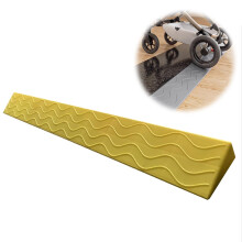 Threshold Ramp for Wheelchairs, NonSlip Durable Polypropylene Doorway Ramp, 39.4x5.1x2.6in Yellow