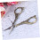 Antique Lily Pattern Embroidery Scissors with Precise Cutting Blades, Ergonomic Handle for Sewing Crafts 3