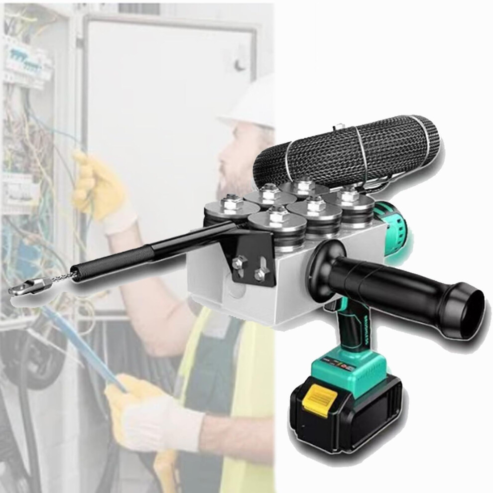 Cordless Electric Wire Puller With Brushless Motor, Rechargeable Cable Threading Tool For Walls And Conduits, 1 Battery 9330225492641