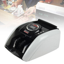 Money Counter Machine with Dual UV and MG Detection, Speed 900 PCS/Min, MultiCurrency Support