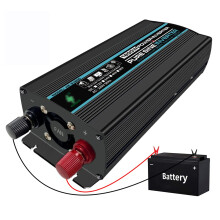 800W Pure Sine Wave Car Power Inverter 12V to 110V Converter with Smart Cooling and LCD Display