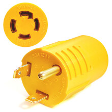 NEMA TT30P to L1430R Adapter Cord 30 Amp Generator to RV Power Converter Weather Resistant