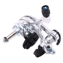 Front Fixie Road Bike Brake Set Bike Brake Kit Bike Caliper Brake Kit Side Pull Brake Set For Most Fixie Bike Silver