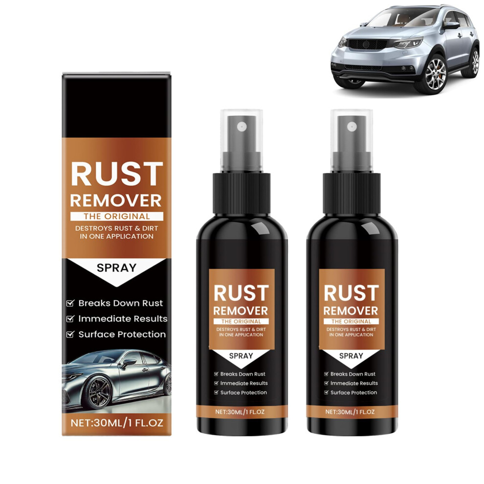 Rust Remover Spray For Metal And Tools, Fast Rust Dissolution, Longlasting Protection, 30Ml 2Pcs 9330225492795