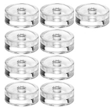 9 Pcs Fermentation Glass Weight with Easy Grip Handle, for Wide Mouth Mason Jars, Heavy Fermenting Lids,Pickling Canning