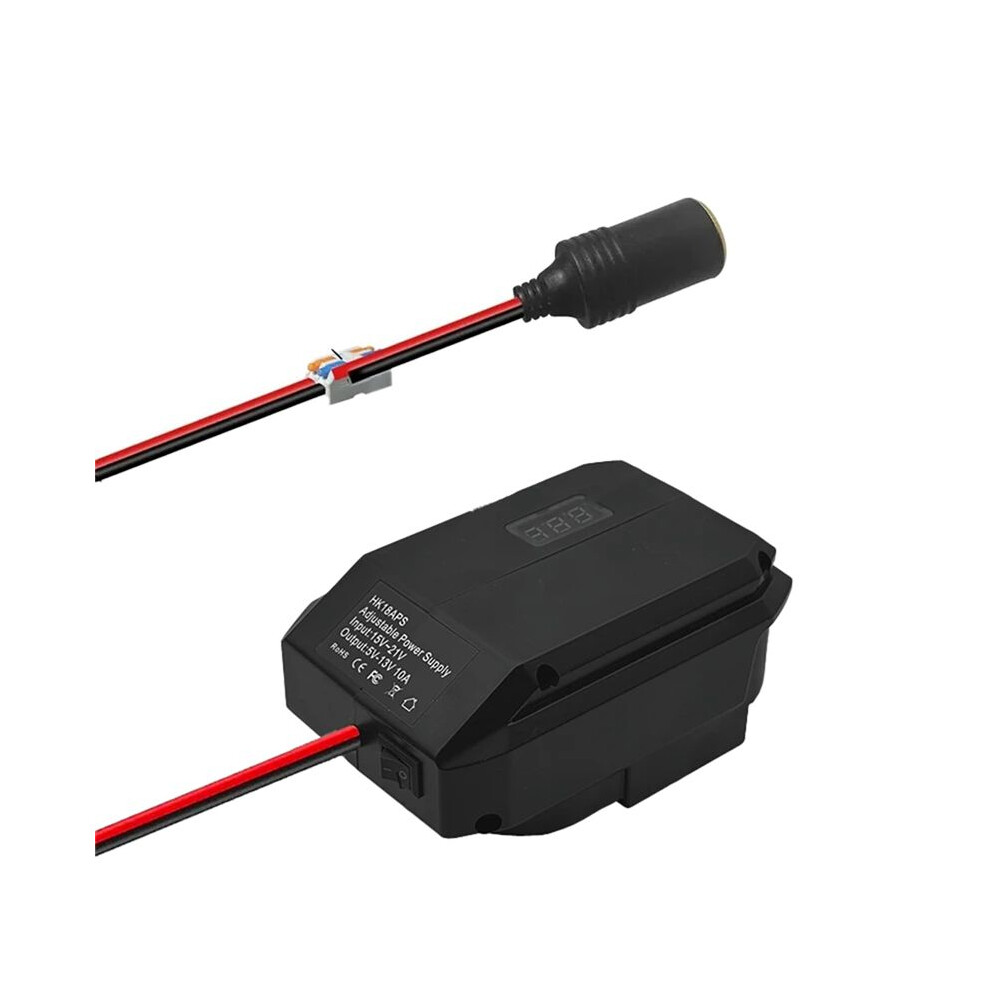 Hk18aps Step Down Converter For Hikoki For 18V Lithium Battery Adapter Cigaretter Voltage Regulator 4713049343378