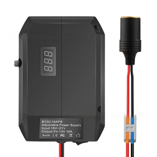 BOSC18APS Step Down Converter for  C 18V Lithium Battery Adapter Cigaretter Voltage Regulator
