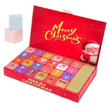 Christmas Calendar Countdown Crystal Calendar Rock Stone Theme 24 Boxes Holiday Kids Girls Stocking Stuffers Party