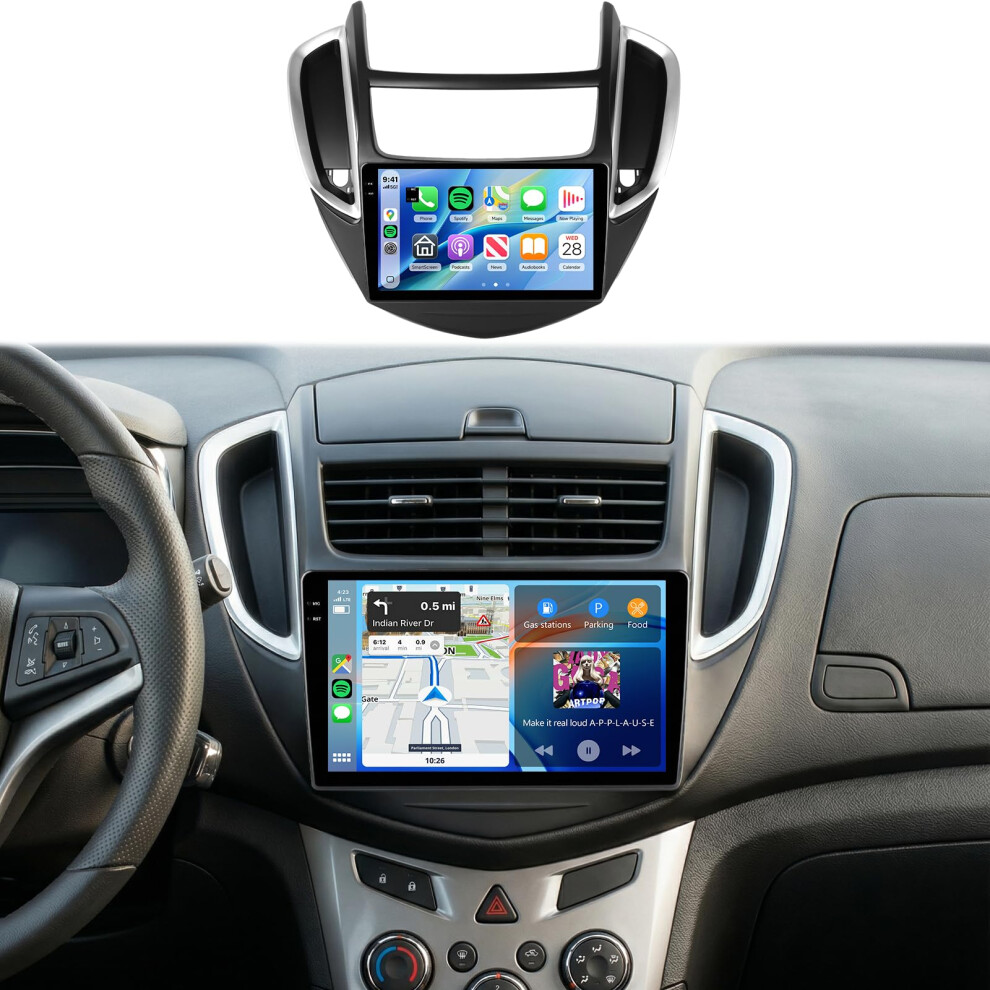 Android 15 Car Stereo For Chevy Trax 2014Â2016, 9 Inch Hd Touchscreen With Wireless Carplay Android Auto Gps Bluetooth 5.0 9771547010227