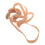 3X Beige Elastic Rubber String Nose Clip Protector for Swimming 2