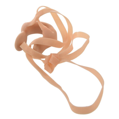 3X Beige Elastiskt GummisnöRe NäSkläMma Skydd för Simning 1