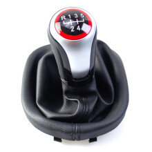 For 2003-2010 for CADDY II MK2 2004-2009 Gear Shift Knob MT 5 Speed with Gaiter Boot Cover Car Styling