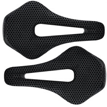 Selle de Vélo Imprimée en 3D, Ultralégère, Creuse, Confortable et Respirante, en Fibre de Carbone, pour Vélo de Route, Gravier, 2 Pièces