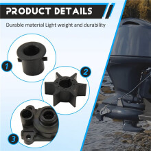 Water Pump Kit Water Pump Housing Comp 66T-44311-00 for 2 Stroke 40HP Outboard