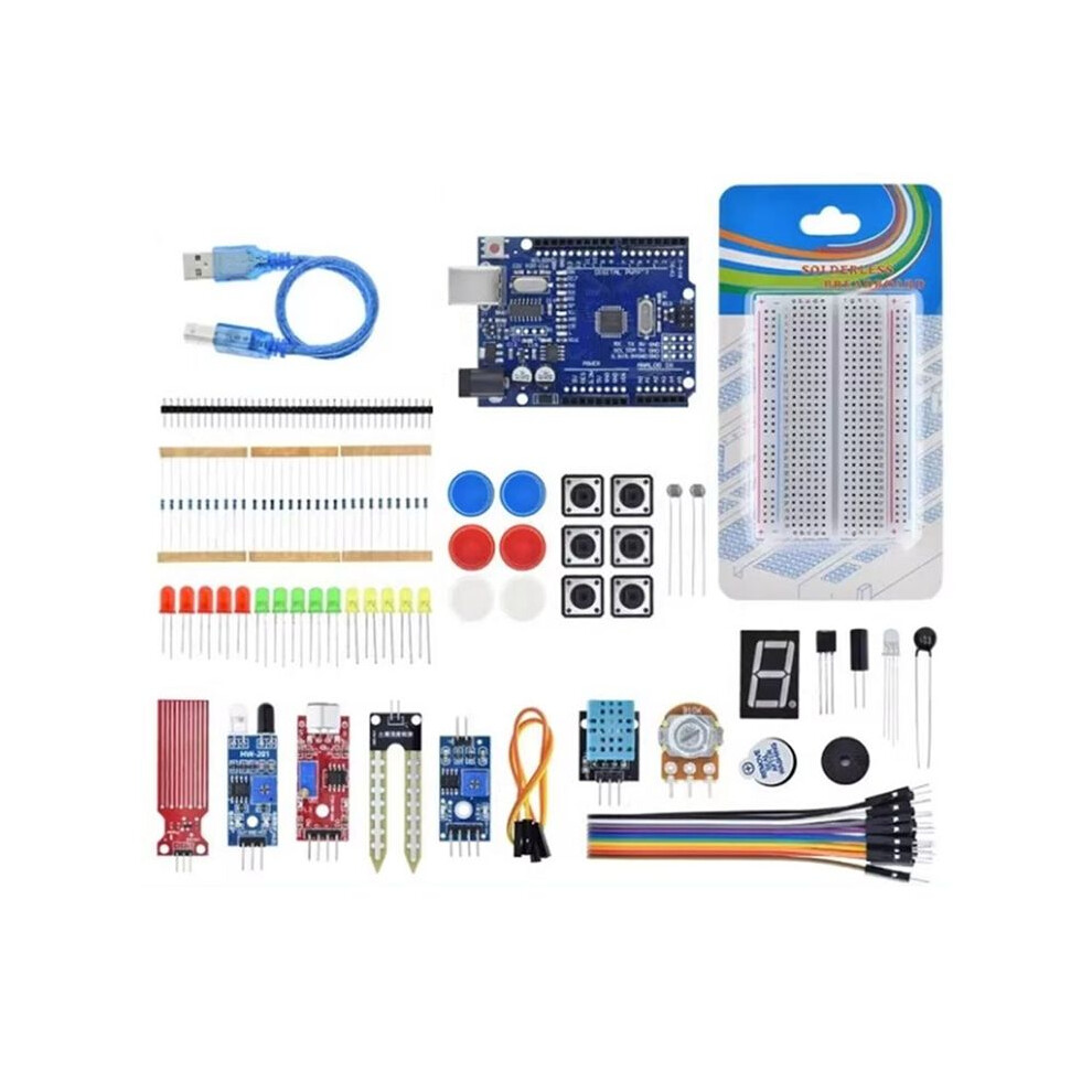 400 Tie-Points Breadboard R3 Motherboard Diy Project Kit For R3 Electronic Component Set 6032474590231