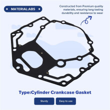 69J-11351-10 11 12 Cylinder Crankcase Gasket for 4-Stroke 200HP 225HP 250HP 6-Cyl 3.3L 2004-2021 69J-11351-11