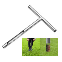 Soil Sampler Probe Portable Soil Sampling Probe Stainless Steel Quick Inspection 12inch for Lawn Garden Farm