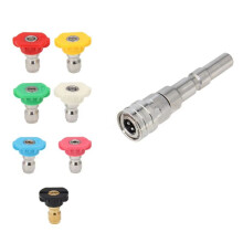 High Pressure Wash Adaptor for Nilfisk KEW ALTO WAP CALM to 1/4Inch Quick Connect with Spraying Nozzles