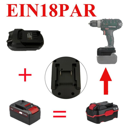 Battery Converter Adapter EIN18PAR for  18V Li-Ion Battery for Parkside Tools 2