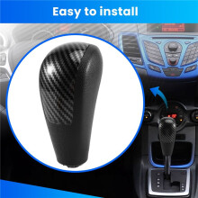 Gear Shift Knob Automatic Shift Knob for Focus MK2 Fiesta 2005 - 2012 Carbon Fiber Pattern