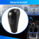 Gear Shift Knob Automatic Shift Knob for  Focus MK2 Fiesta 2005 - 2012 Carbon Fiber Pattern 4