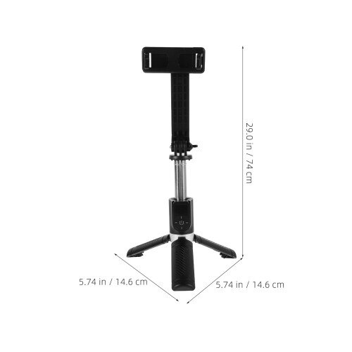 Support Selfie Stick Portable ABS Noir Compatible Smartphones 1