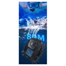 80M Waterproof Case Aluminium Frame Protective Case Underwater Diving Case for 12/11/10 for 13 Action Camera