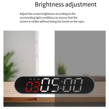 Horloge de Salle de Sport Portable - Petit Minuteur D'Intervalles D'EntraîNement avec Aimant, Horloges de Salle de Sport pour Salle de Sport à