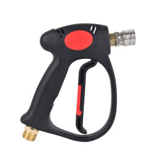Pressure Washer Swivel Gun with M22 Inlet-14mm to 4500PSI - with 3/8inch Quick Connect,Pressure Washer Foam Cannon