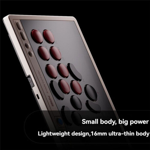 8BitDo Arcade Controller for  / 2 Windows 10/11 Ultra-Thin All-Button Layout  & Wired 1