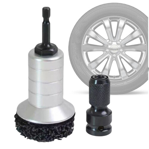 Wheel Hub Resurfacing Kit Rust Cleaning Tools Maintenance Brake Disc Rust Removal for Hub Rotor Wheel Rust Removal Tool