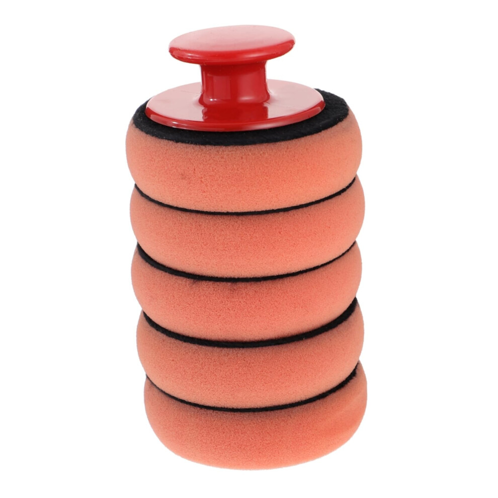 5Pcs Microfiber Car Wax Applicator Pads Set For Even Wax Distribution And Reusable Detailing Use 9771547010401